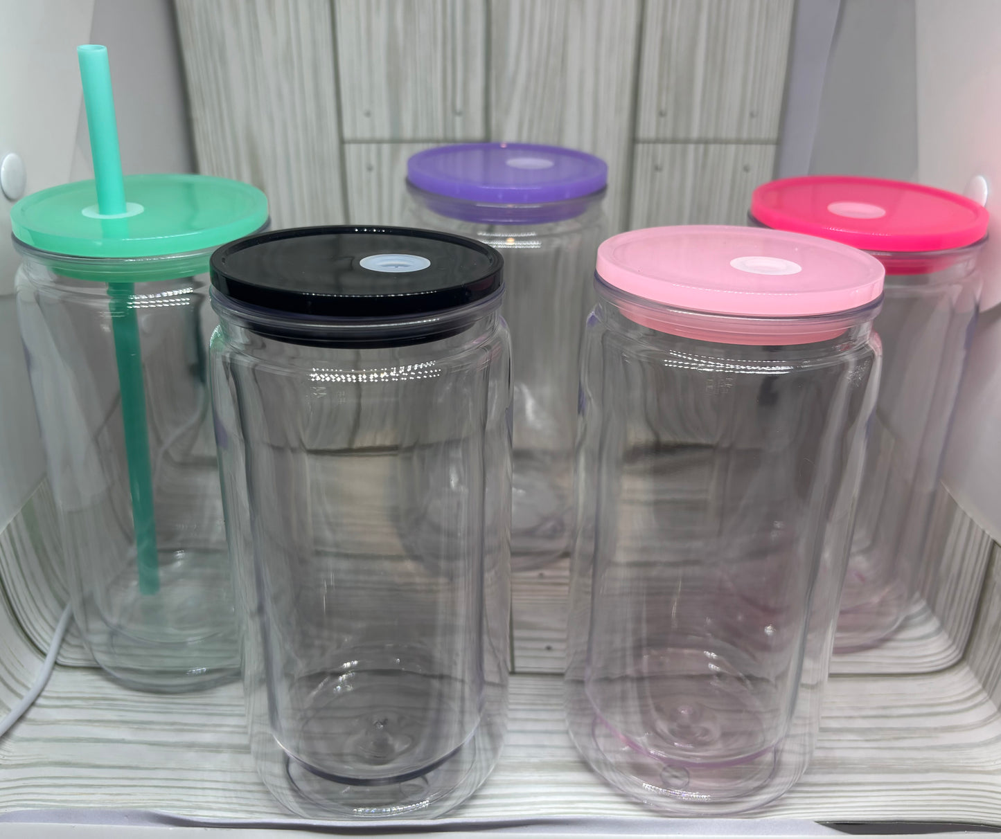 16oz Acrylic Double Walled Tumbler