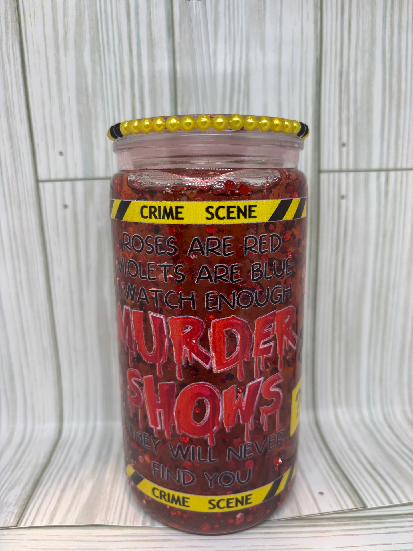 160z Suspended Glitter Tumbler