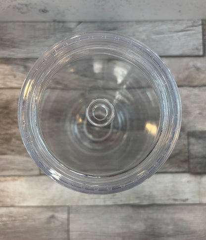 16 oz Acrylic Tapered Snowglobe Tumbler