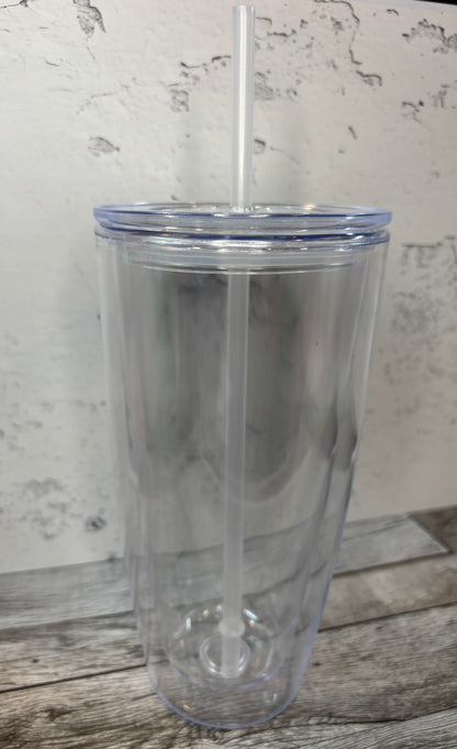 24 oz Custom Snowglobe Goblet