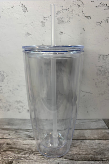 24 oz Custom Snowglobe Goblet