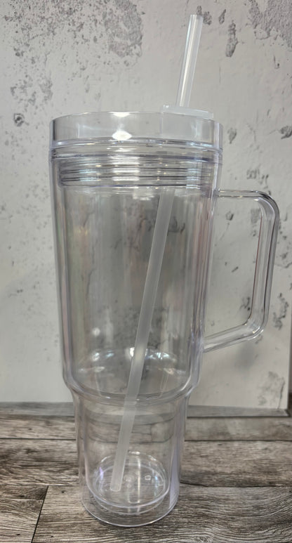 30 oz Custom Snowglobe Tumbler
