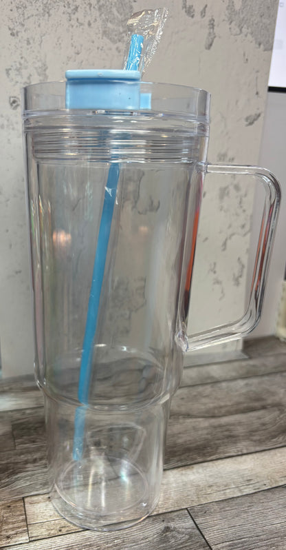 40 oz Custom Snowglobe Tumbler