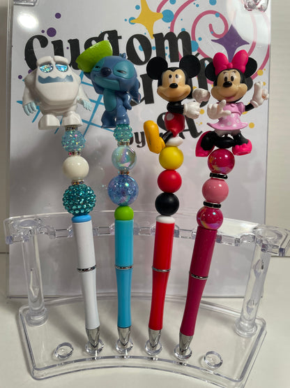 Character Topped Beadable Pens