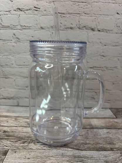 20 oz Mason Dry Glitter Tumbler