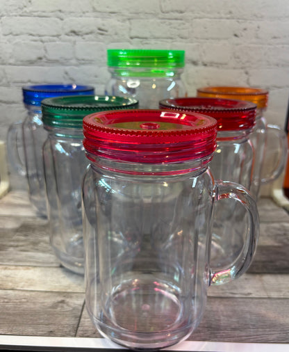 20 oz Mason Dry Glitter Tumbler