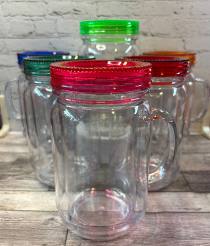 20 oz Mason Dry Glitter Tumbler