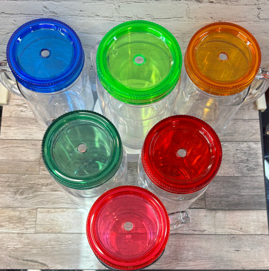 20 oz Mason Dry Glitter Tumbler