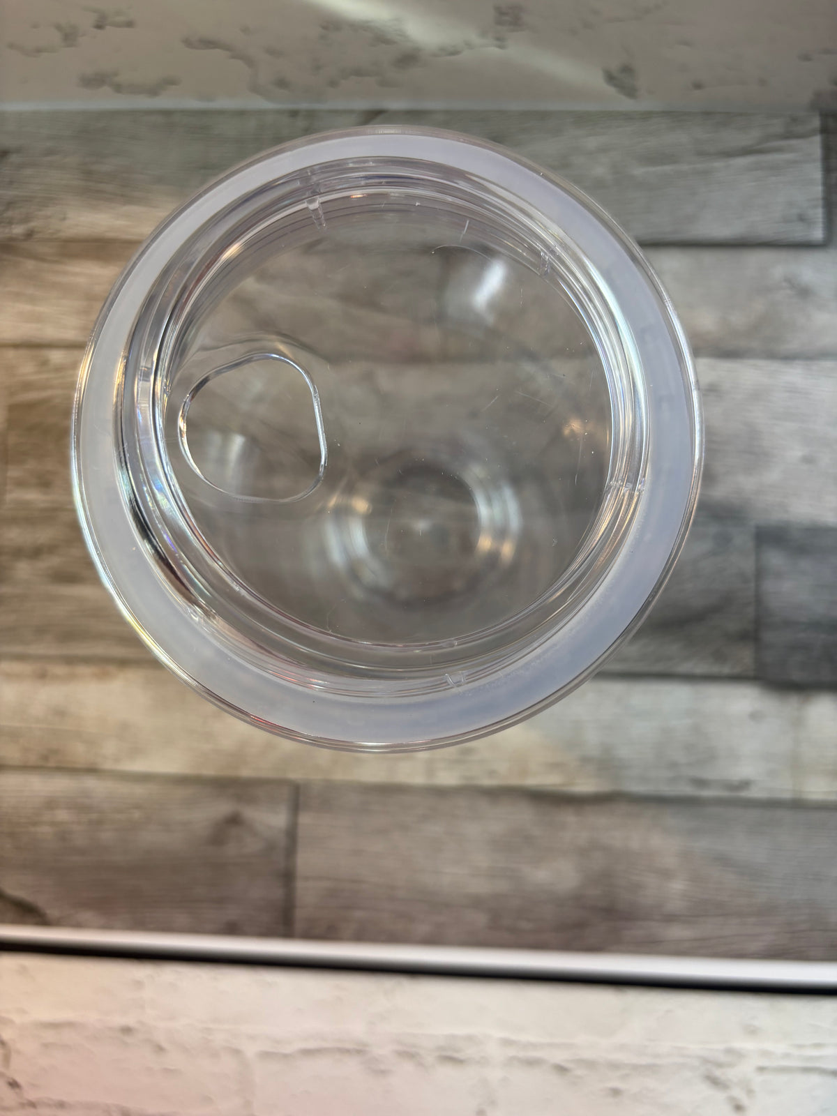 16 oz Sip Lid Tapered Snowglobe Tumbler