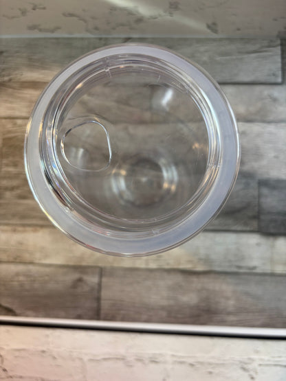 16 oz Sip Lid Tapered Snowglobe Tumbler