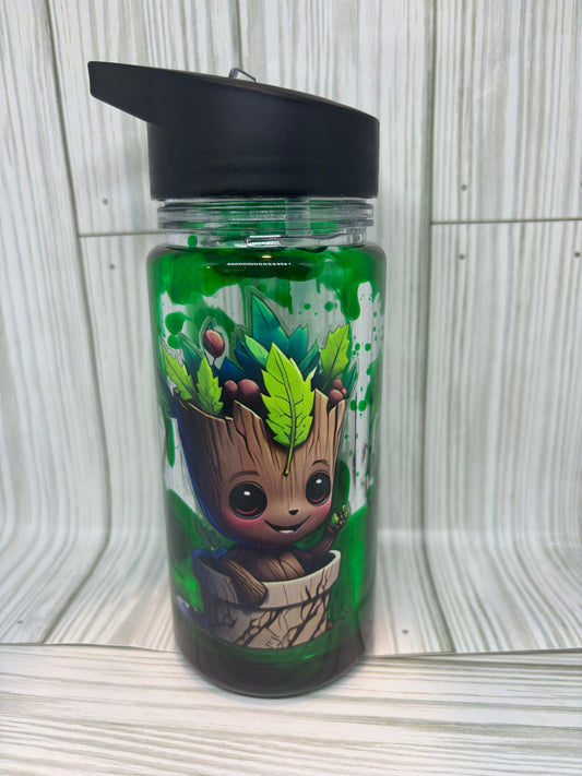 10oz Acrylic Water Bottle Lava Style