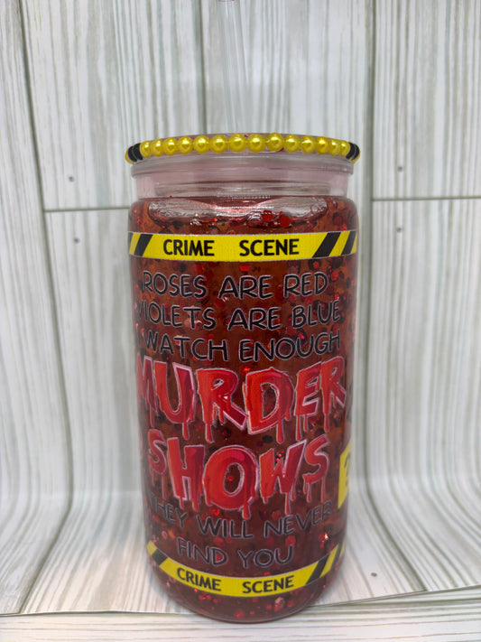 160z Suspended Glitter Tumbler