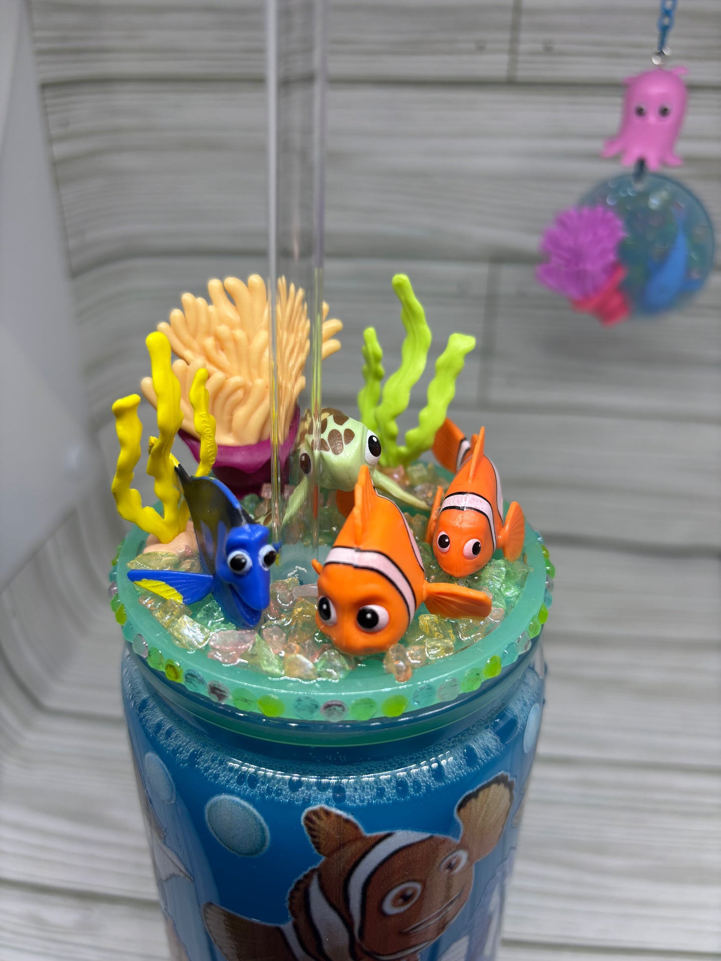 16oz Sea & Sand Nemo Snow Globe Tumbler Kit
