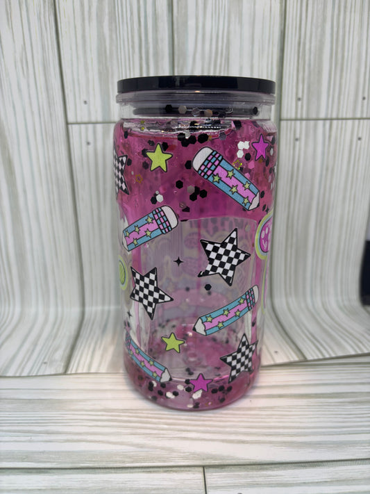 160z Purple Slow Flow Lava Teacher Tumbler