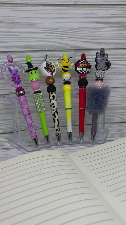 🖋️ Beadable Pens – Custom or Pre-Made with Bling!